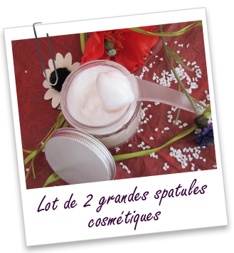 Spatules cosmétiques grand format (lot de 2) Aroma-Zone