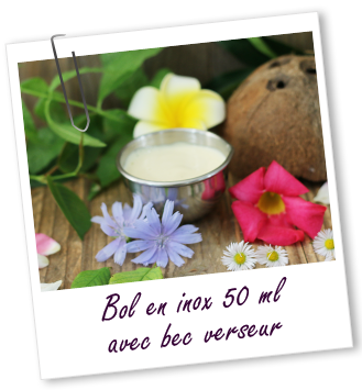 Bol en inox mini modèle - 50 ml Bol en inox mini modèle - 50 ml