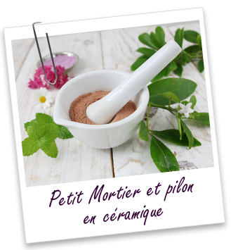 Petit mortier et pilon en céramique Aroma-Zone Petit mortier et pilon en céramique Aroma-Zone