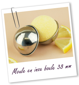Moule en inox boule 38 mm Aroma-Zone