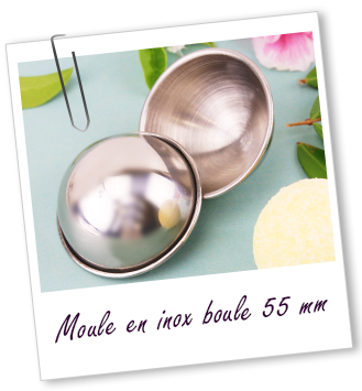 Moule en inox boule 55 mm Aroma-Zone