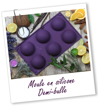 Moule en silicone Demi-Bulle Aroma-Zone