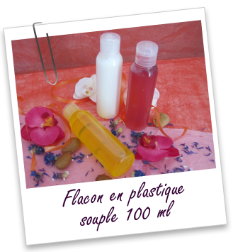 Flacon en plastique souple 100 ml et capsule service Aroma-Zone