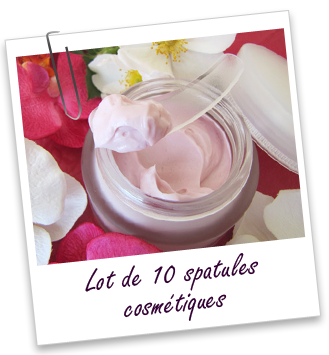 Spatules cosmétiques petit format (lot de 10) Aroma-Zone