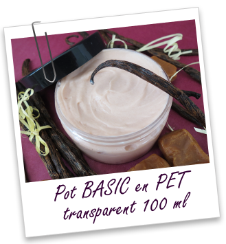 Pot PET 100 ml transparent BASIC Aroma-Zone