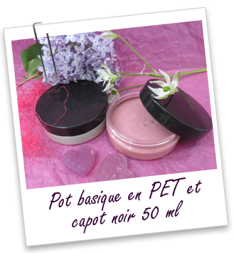 Pot en plastique 50 ml Pot en plastique 50 ml