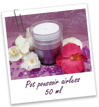 Pot poussoir airless 50 ml Aroma-Zone Pot poussoir airless 50 ml Aroma-Zone
