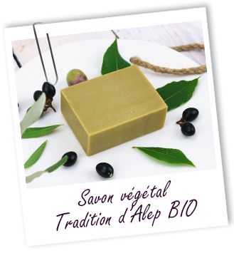 Savon végétal SAF Tradition d'Alep BIO