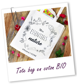 Tote bag en coton bio Aroma-Zone