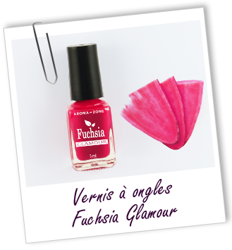 Vernis à ongles Fuchsia glamour Aroma-Zone