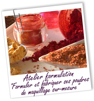 Atelier Clés de la formulation - FORMULER ET FABRIQUER SES POUDRES DE MAQUILLAGE SUR-MESURE - Aroma-Zone