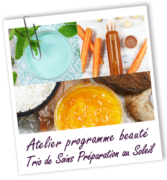 Atelier Programme beauté - Trio de soins Atelier Programme beauté - Trio de soins