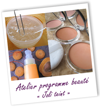 Atelier Programme beauté - SOIN VISAGE 