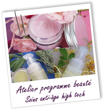 Atelier Programme beauté - SOINS ANTI-AGE HIGH TECH 2 -181-182-183- Aroma-Zone