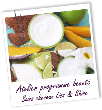 Atelier Programme beauté - SOINS CHEVEUX LISS&SHINE - Aroma-Zone Atelier Programme beauté - SOINS CHEVEUX LISS&SHINE - Aroma-Zone