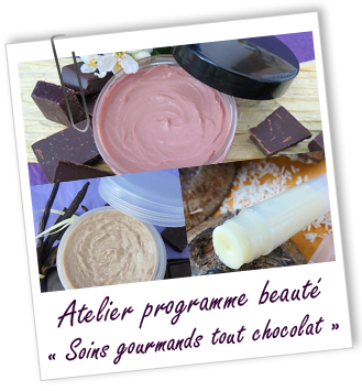 Atelier Programme beauté - SOINS GOURMANDS TOUT CHOCOLAT -160-159-158- Aroma-Zone Atelier Programme beauté - SOINS GOURMANDS TOUT CHOCOLAT -160-159-158- Aroma-Zone