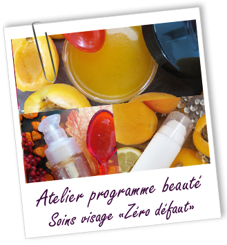 Atelier Programme beauté - SOINS VISAGE 