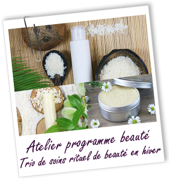 Atelier Programme beauté - Trio de soins rituel beauté d'hiver - Aroma-Zone Atelier Programme beauté - Trio de soins rituel beauté d'hiver - Aroma-Zone