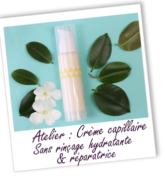 Atelier l'Essentiel - Crème capillaire sans rinçage hydratante & réparatrice