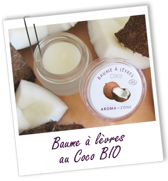 Baume à lèvres BIO au karité et à la COCO Aroma-Zone