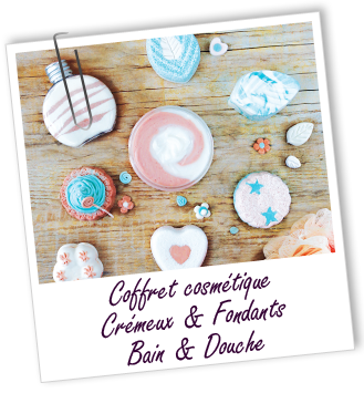 Coffret cosmétique maison Crémeux et fondants bain et douche Aroma-Zone
