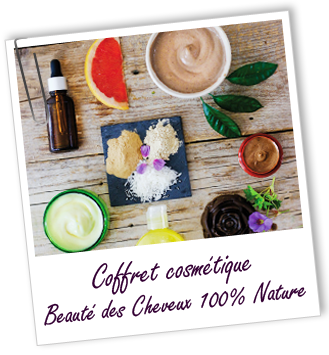 Coffret cosmétique maison Beauté des cheveux 100% nature Aroma-Zone