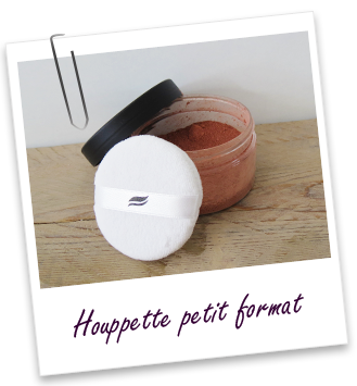 Houppette petit format pour poudrier 40 ml Aroma-Zone Houppette petit format pour poudrier 40 ml Aroma-Zone
