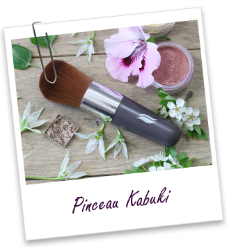 Pinceau kabuki taupe Aroma-Zone