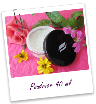 Poudrier 40 ml avec capot personnalisé Aroma-Zone