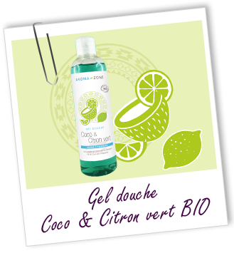 Gel douche BIO Coco & Citron vert Aroma-Zone