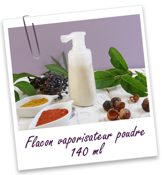Flacon vaporisateur poudre 140 ml Aroma-Zone