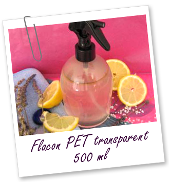Flacon PET transparent 500 ml Aroma-Zone Flacon PET transparent 500 ml Aroma-Zone