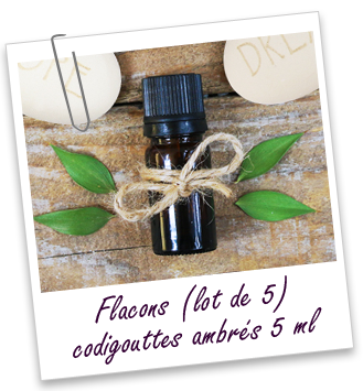 Flacons en verre ambré 5 ml avec capsules codigouttes (lot de 5) Aroma-Zone Flacons en verre ambré 5 ml avec capsules codigouttes (lot de 5) Aroma-Zone
