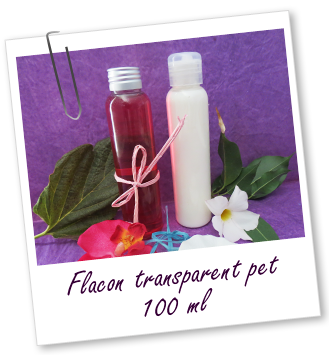 Flacon transparent PET 100 ml Aroma-Zone Flacon transparent PET 100 ml Aroma-Zone