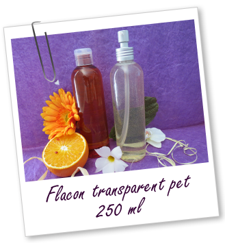 Flacon transparent PET 250 ml Aroma-Zone Flacon transparent PET 250 ml Aroma-Zone