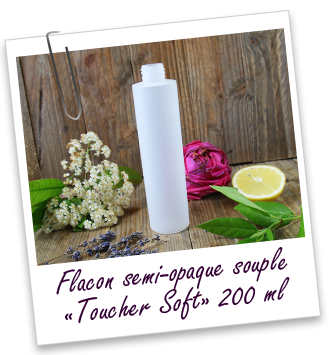 Flacon PP semi-opaque souple 200 ml 