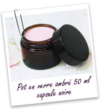 Pot verre ambré 50 ml Aroma-Zone Pot verre ambré 50 ml Aroma-Zone