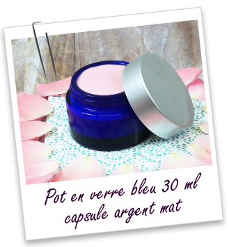 Pot verre bleu 30 ml Aroma-Zone Pot verre bleu 30 ml Aroma-Zone