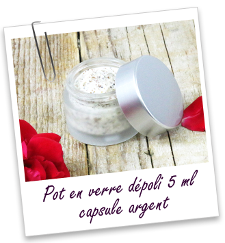 Pot verre dépoli 5 ml Aroma-Zone Pot verre dépoli 5 ml Aroma-Zone