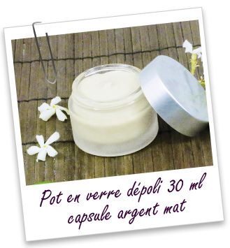 Pot verre dépoli 30 ml Aroma-Zone Pot verre dépoli 30 ml Aroma-Zone