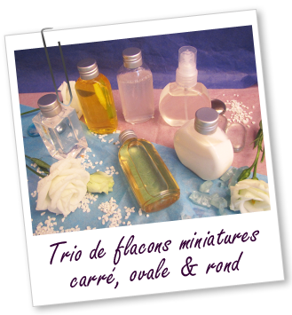 Trio de flacons miniatures Aroma-Zone Trio de flacons miniatures Aroma-Zone