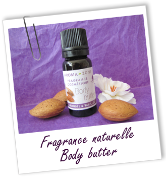 Fragrance cosmétique naturelle Body butter Aroma-Zone
