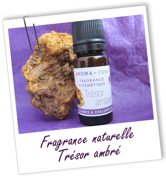 Fragrance cosmétique naturelle Trésor ambré Aroma-Zone