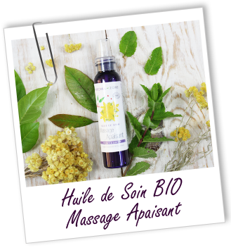 Huile de soin BIO MASSAGE APAISANT Aroma-Zone