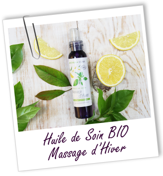 Huile de soin BIO MASSAGE D'HIVER Aroma-Zone