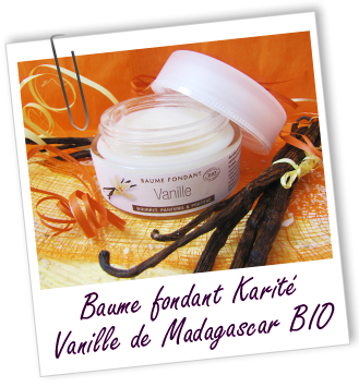 Baume fondant BIO au Karité et à la VANILLE Aroma-Zone