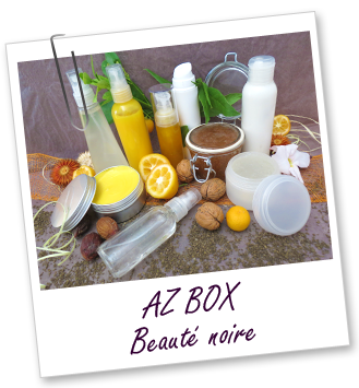 Coffret cosmétique maison - AZ BOX BEAUTÉ NOIRE Aroma-Zone