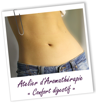 Atelier d'Aromathérapie familiale - CONFORT DIGESTIF - Aroma-Zone