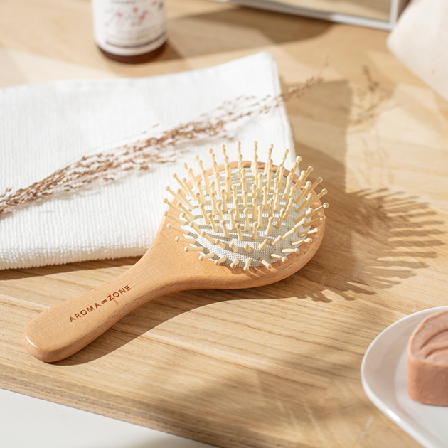 Brosse à cheveux en bois de hêtre
