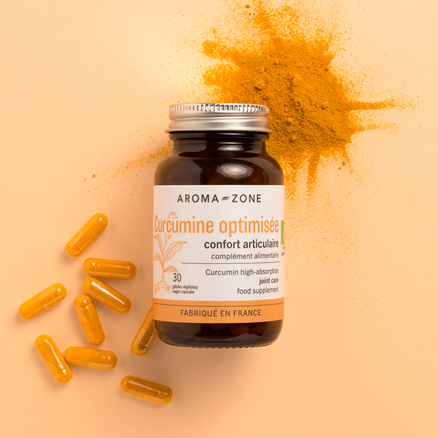 Complément alimentaire Curcumine optimisée BIO Aroma-Zone